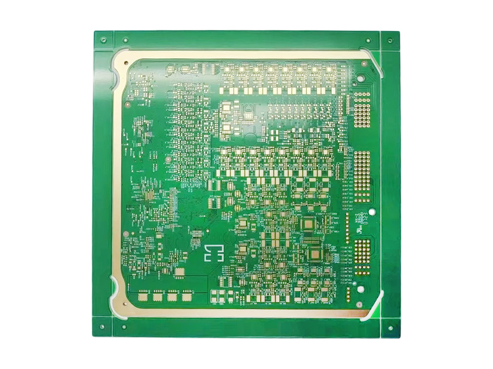 High-frequency PCB：6-layers-FR4 S1000-M-2.0mm-1/1/1/1/1/1oz-ENIG-Gold trim